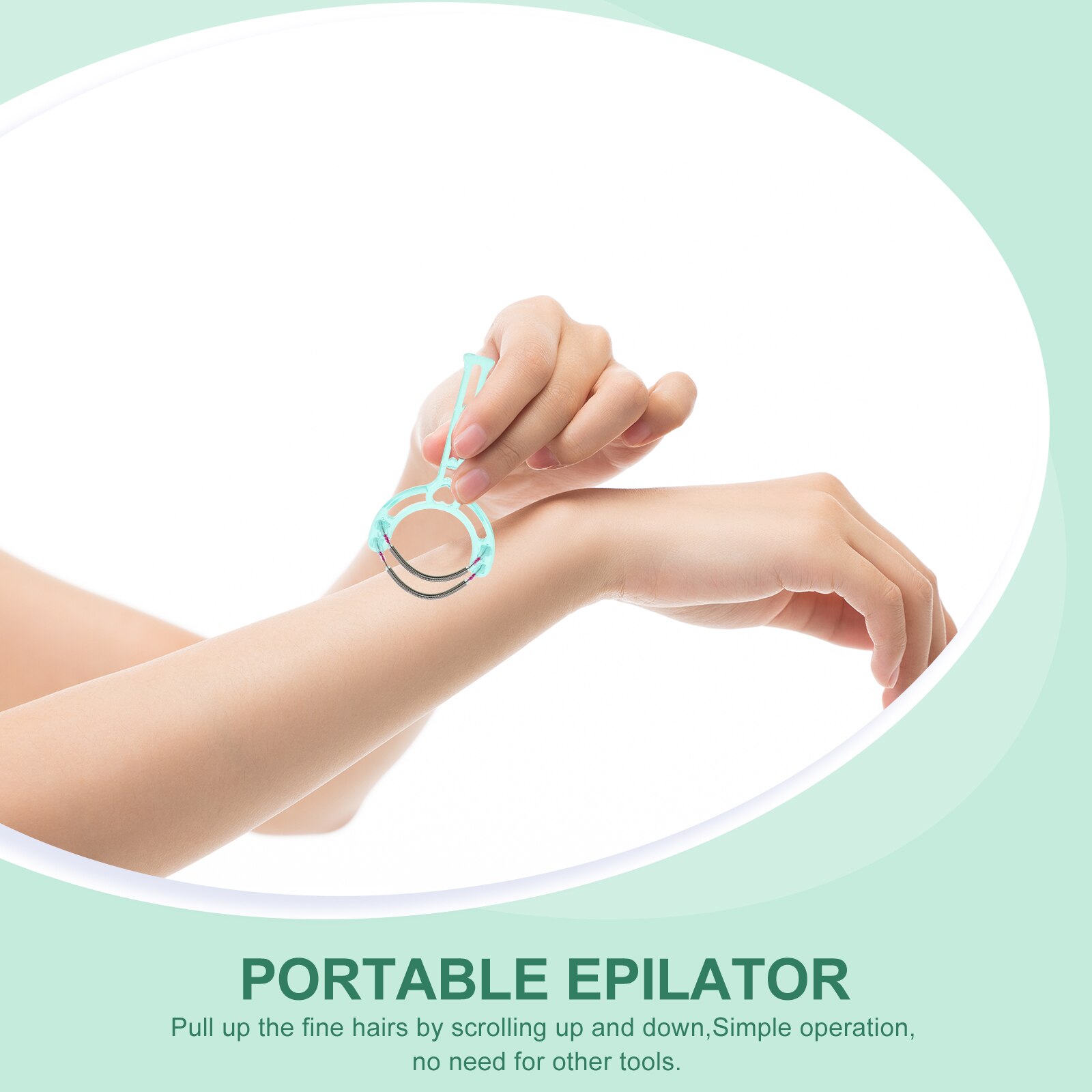 2pcs Threading Hair Removal Tools Facial Hair Remover Facial Hair Epilator