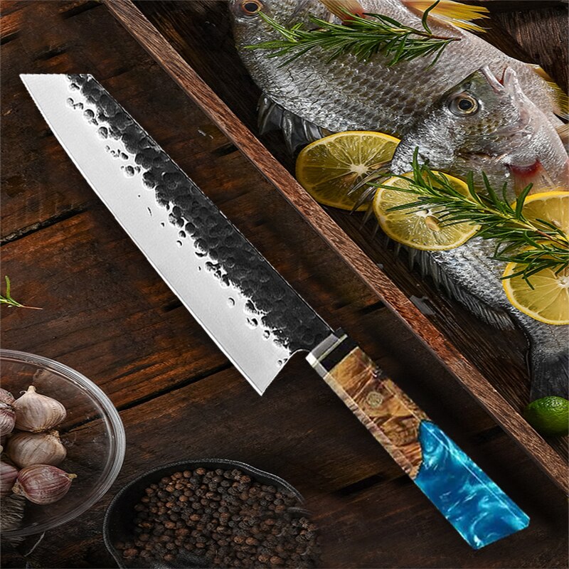 8 Inch Damascus Stainless Steel Kitchen Sharp Chefs Knife Grandado