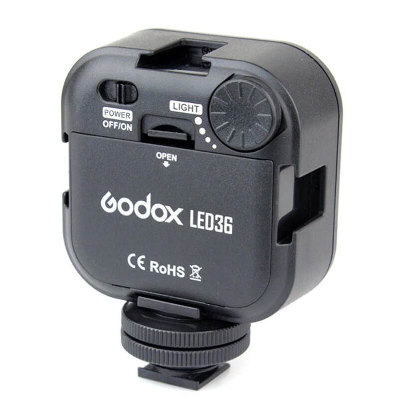 Godox Luz De Vídeo LED 36 Luzes LED Lâmpada de Iluminação Fotográfica Luz Foto Ao Ar Livre para Nikon Canon Sony Digital Camera Camcorde