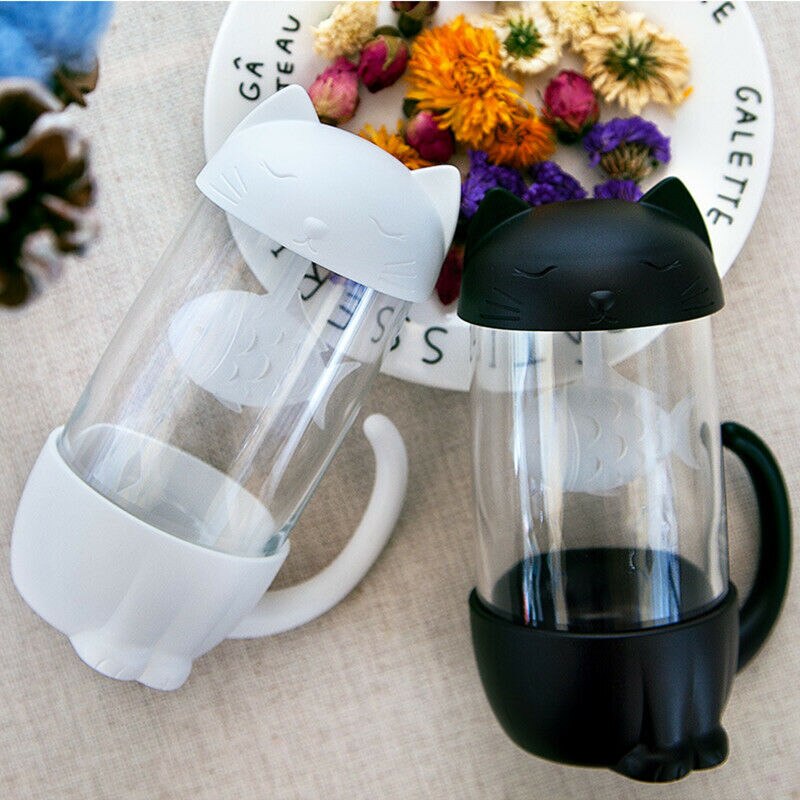 Mok theepot theezakjes voor thee & koffie filter theezeef kat hond theekopje grassen drinkgerei keukengereedschap