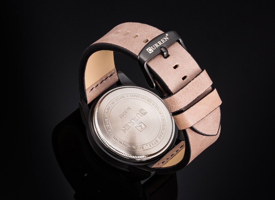 CURREN Watches Casual Quartz Male Clock Display Date Leather Strap Men Wristwatch Montre Homme Reloj Hombre