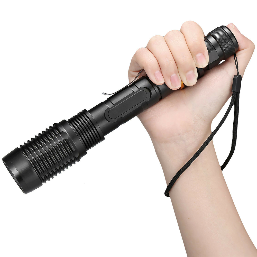 Superheldere Led Zaklamp Telescopische Zoomlamp Buiten Waterdicht Werklicht Noodlamp Camping Wandellamp Batterij Power
