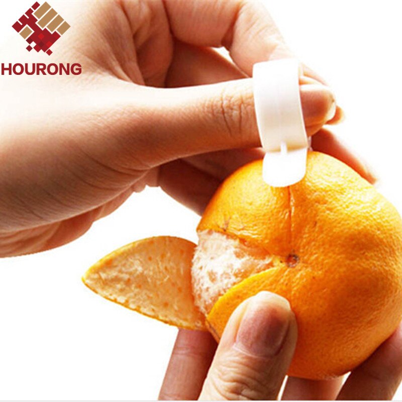 HOURONG 9 stks/partij Keuken Gadgets Oranje Peeler Snoeier Vinger Geopend Sinaasappelschil Oranje Apparaat Koken Gereedschap Keuken Accessoires