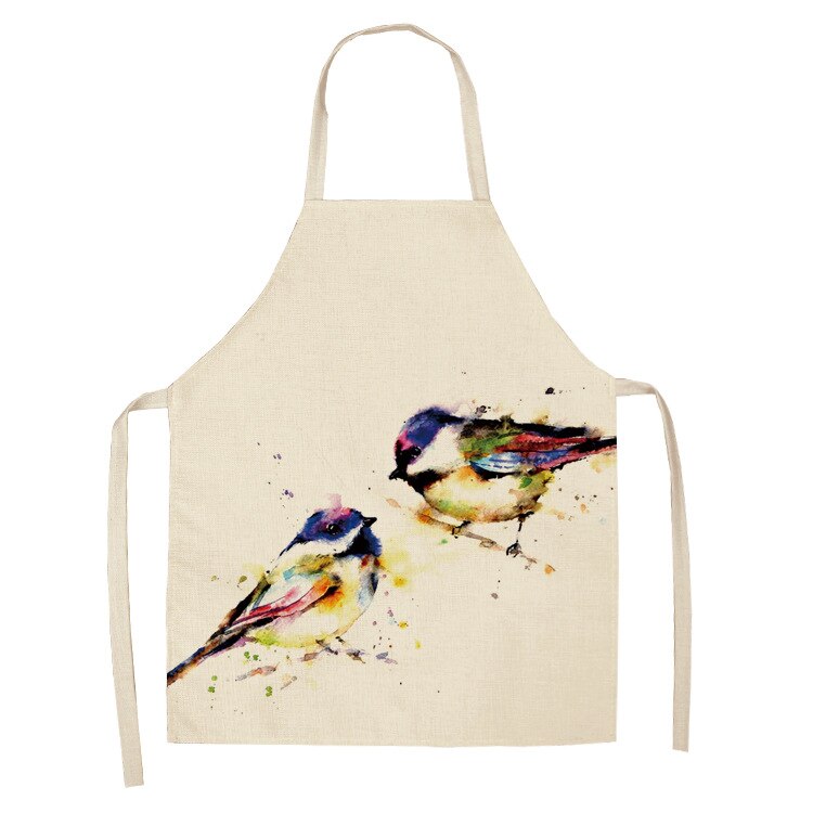 1 Pcs 38x47cm Kitchen Aprons for Women Linen Bibs Household Cleaning Apron Home Waterproof Chefs Cooking Baking Apron for Child: 5 / 55x68cm