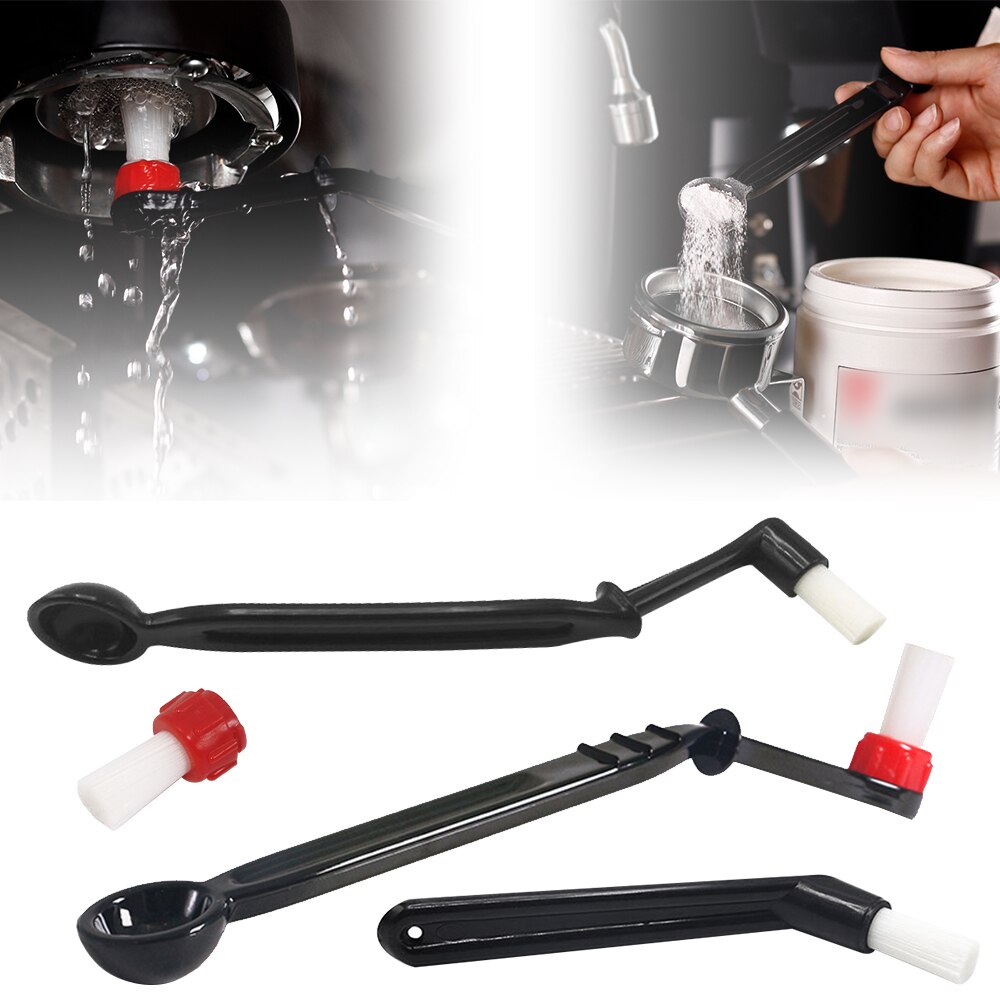 Coffee Machine Cleaning Brush Plastic Home Dust Brush Espresso Machine Coffee Cleaning Handle Cleaner Tools Kitchen Supplies
