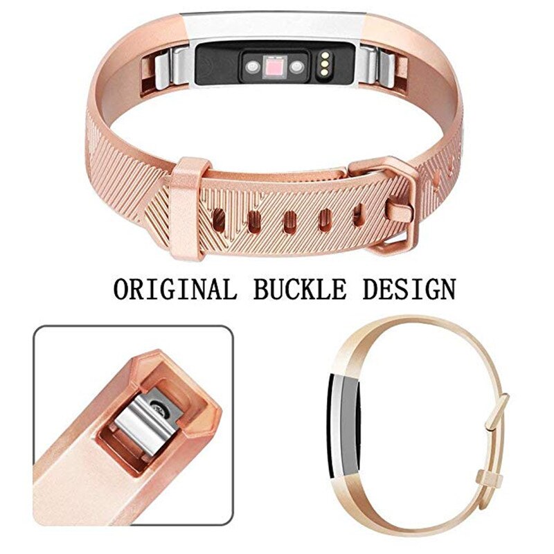 Rose Gold Band For Fitbit Alta HR / Fitbit Alta Smart Watch Wrist Strap For Fit bit Alta HR Small Large Bracelet