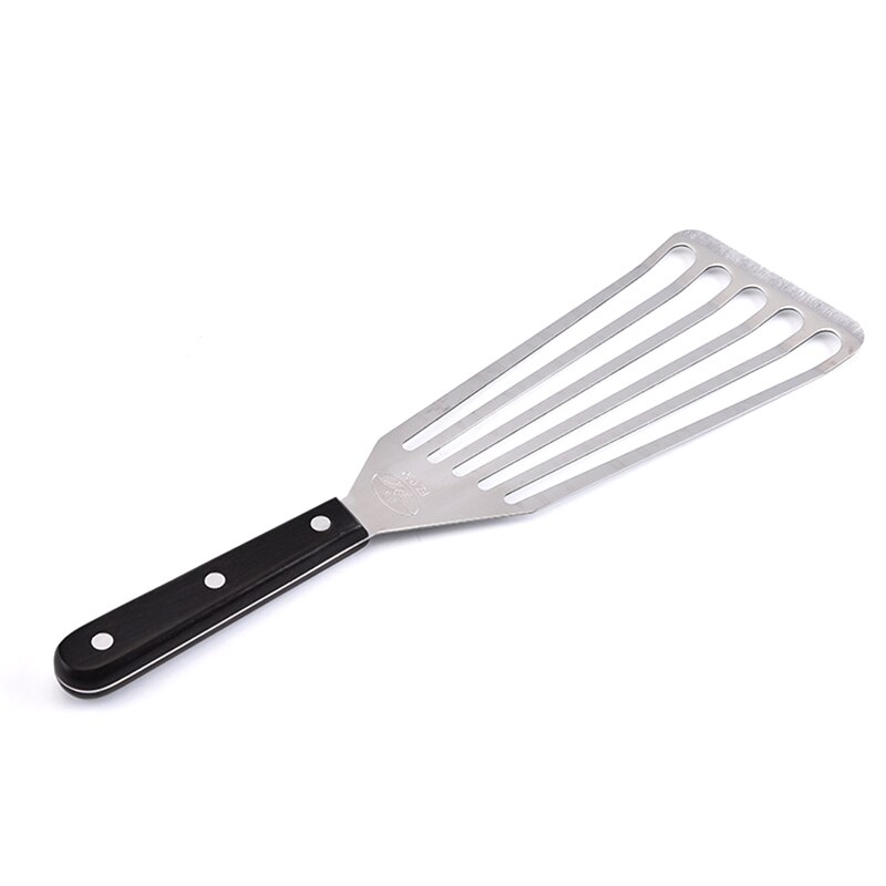 1 Pcs Slotted Turner Fish Spatula Stainless Steel Flexible Kitchen Barbecue Spatula TSH Shop