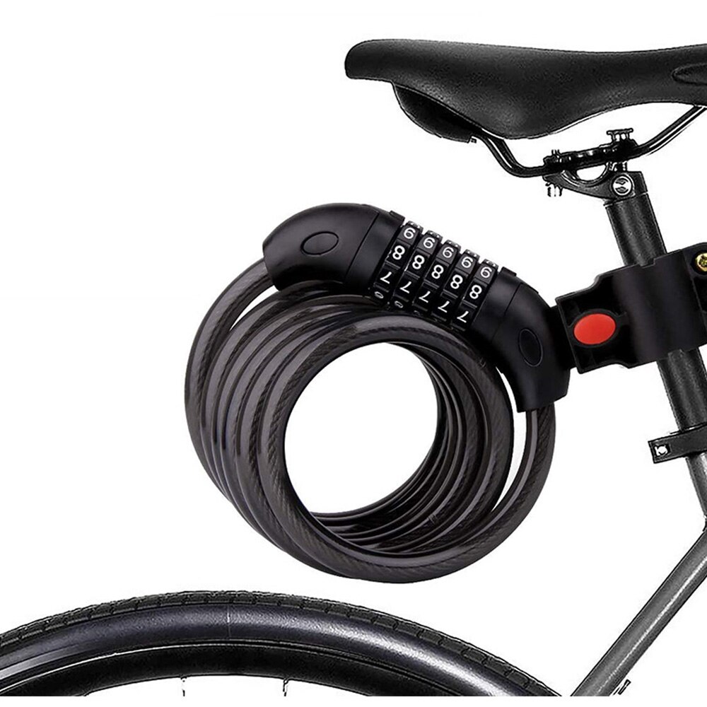 Fiets Wachtwoord Lock Anti-Diefstal Mtb Combinatie Lock Bike Kabel Code Lock Beveiliging Veiligheid Gecodeerde Stalen Bedrading Fiets Veiligheid lock