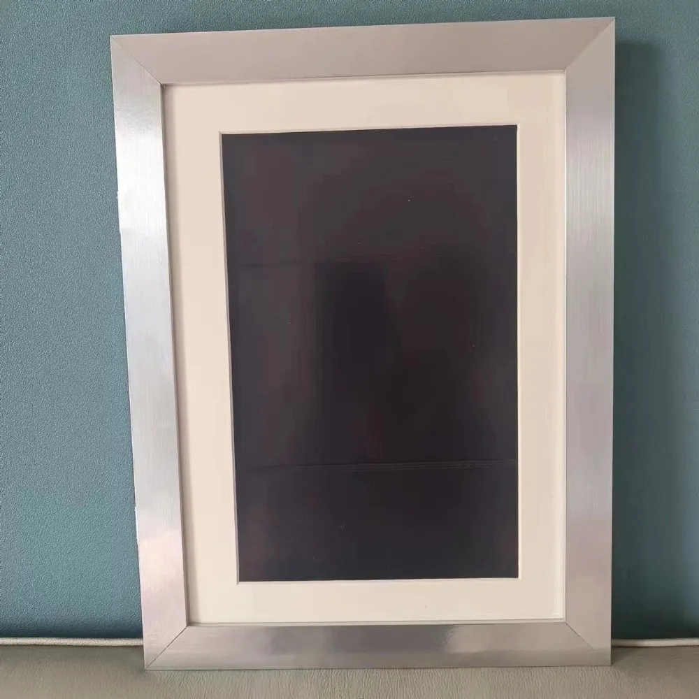 Decoración de pared, marco de arte de madera para niños, marco de fotos conmemorativo giratorio, tarjetas de retratos familiares cambiables, soporte de exhibición para niños