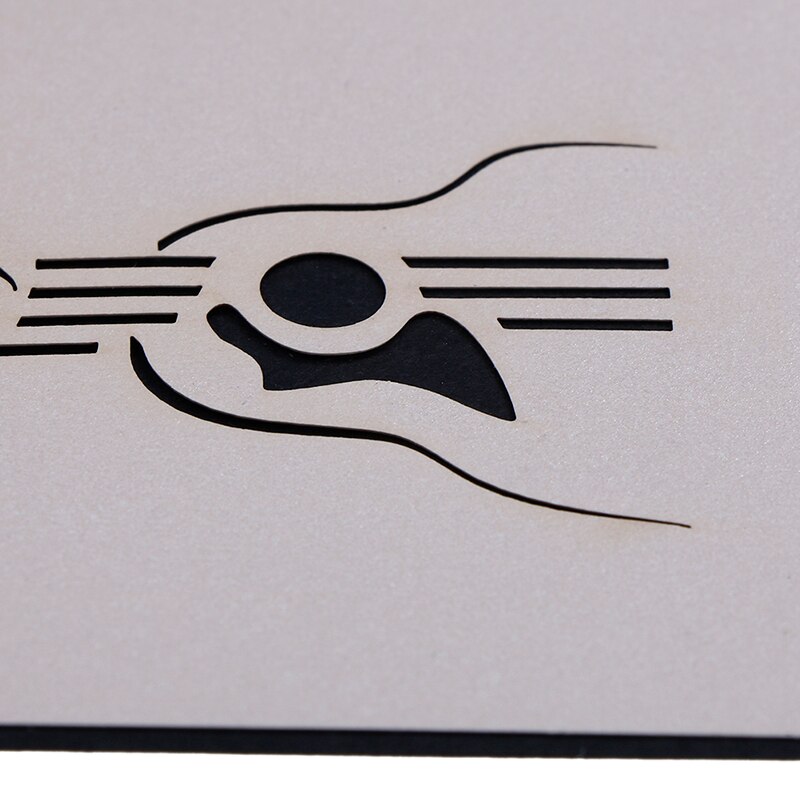 1 sztuk kreatywny 3D retro gitara Muzyka pop w górę kartka z życzeniami urodziny ślub niemowlę prysznic cicha sympatia dekoracji