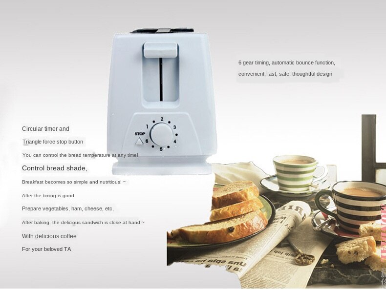 Multi-Function Breakfast Maker Toaster