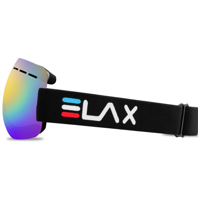 ELAX gogle narciarskie UV400 duże narciarskie maski okulary narciarstwo śnieg gogle snowboardowe kobiety mężczyźni okulary skuterów śnieżnych