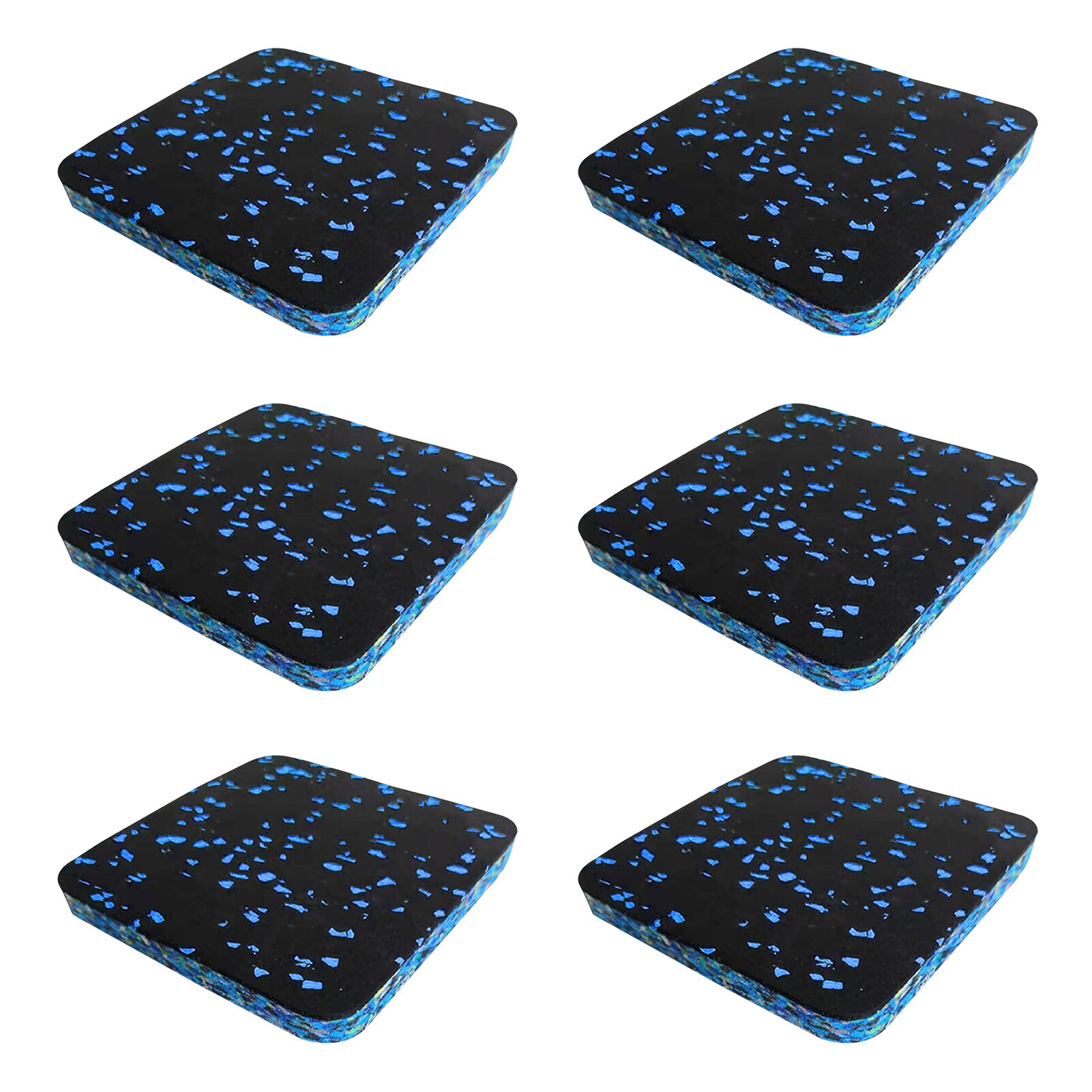 Floor Protection Wear Resistant Home Accessories Treadmill Mat Non-Slip Sound Insulation High Density Rubber Shock Absorbing: Auburn