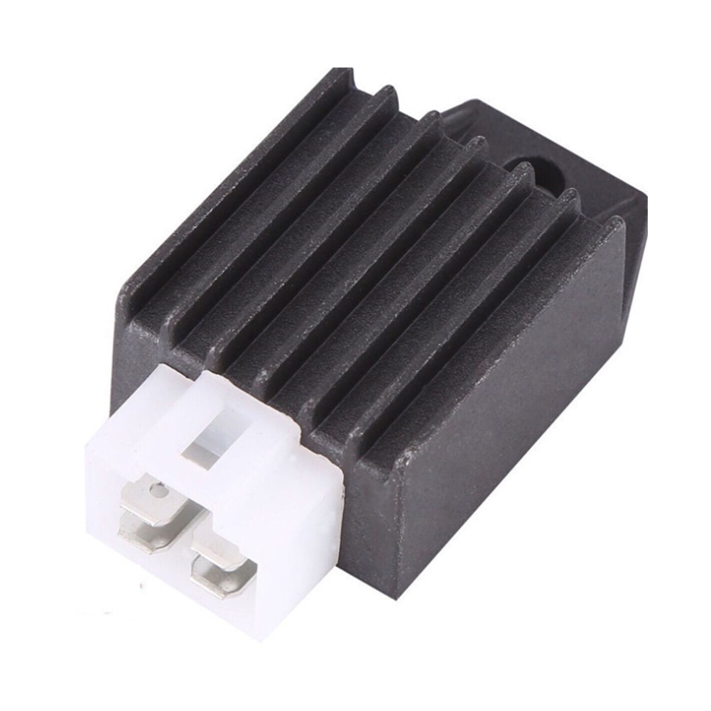 12V Motorfiets Spanningsregelaar Gelijkrichter Voor 50cc-125cc GY6 50cc 125cc 150cc Scooter Bromfiets Go Kart Atv: Black
