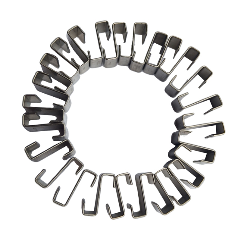 25 stk rustfrit stål z-lap type drivhusglas clips have forsynings clips