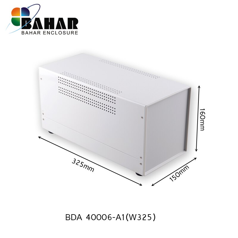 325*160*150mm ijzeren behuizing diy instrument case voor Draad connectors elektronische behuizing producten project doos ijzer behuizing: BDA40006-A1(W325)BTS