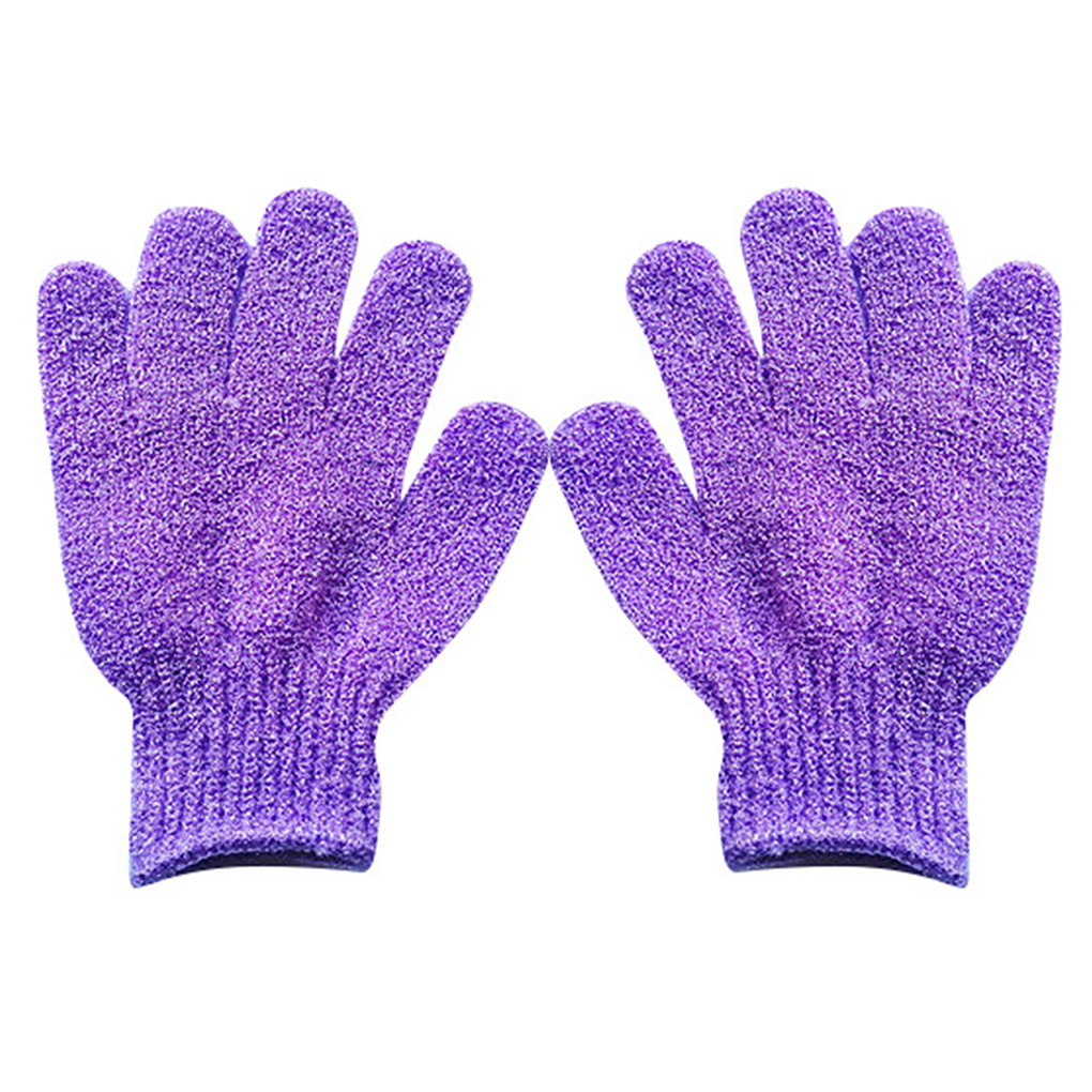 1 Pair Hand Shape Shower Scrubber Exfoliating Back Body Massage Mitten Skin Moisturizing Spa Bath Glove: NO.2