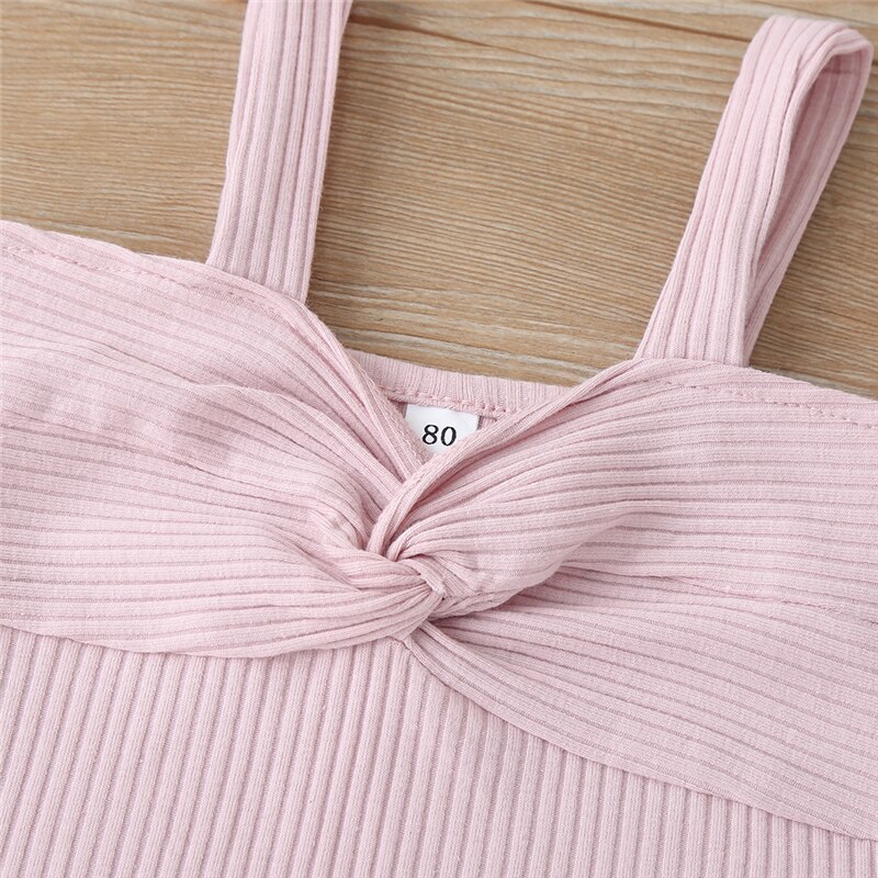Débardeur sans manches pour filles, haut à nœud papillon, vêtements pour bébés filles, Camisoles