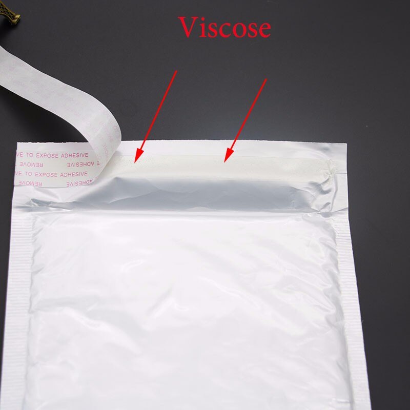 50 st/batch tillverkare vit bubbelpåse postkuvert kurirförpackning kuvertpapper 13 x 17cm