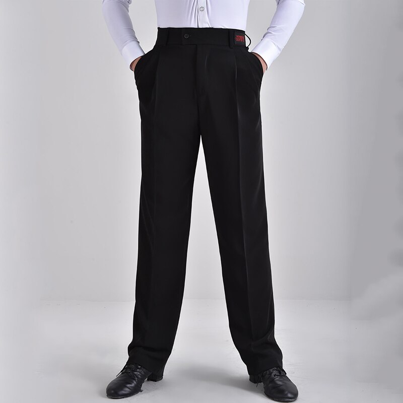 Latin Pants Men'S Ballroom Dance Dance Pants Black Trousers Dance Pants Modern Dance Pants Latin Dance Practice Clothes: XXXL