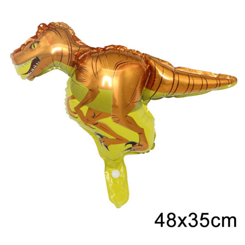 The 1pcs Giant Dinosaur Foil Balloon Children's Dinosaur Party Birthday Decorations Balloons Kids Toys Boys Animal Balloons: L