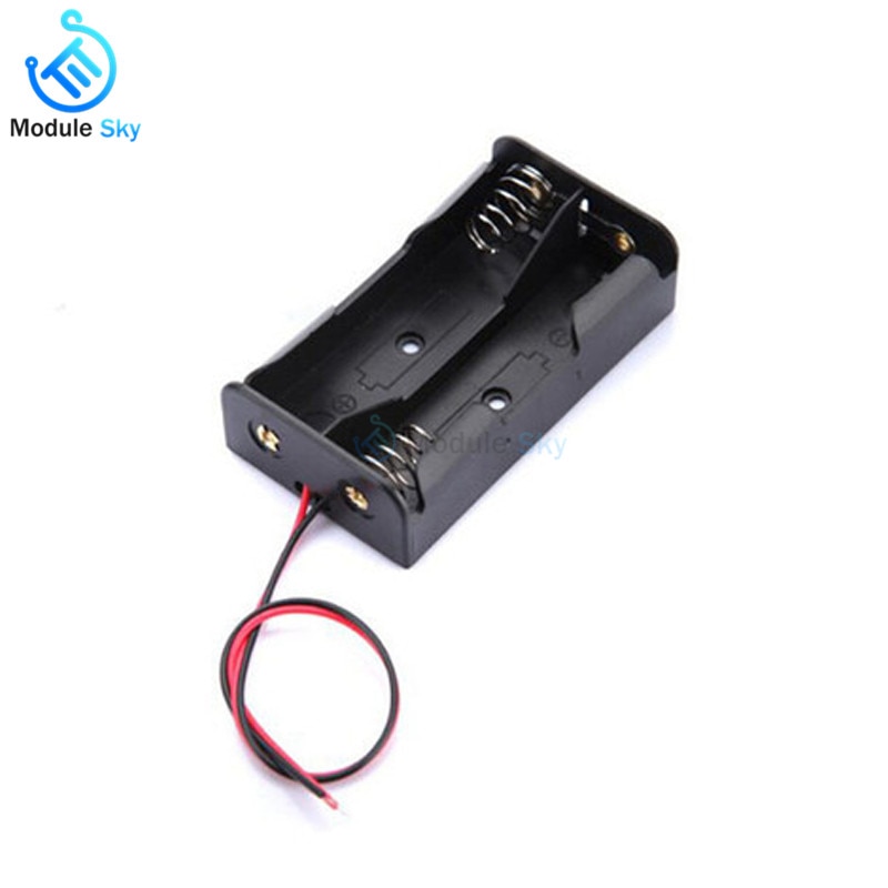 1Pcs Plastic AA Size Power Battery Storage Box Case Holder Leads With 1 2 3 4 5 Slots battery holder DIY Batteries Charger box