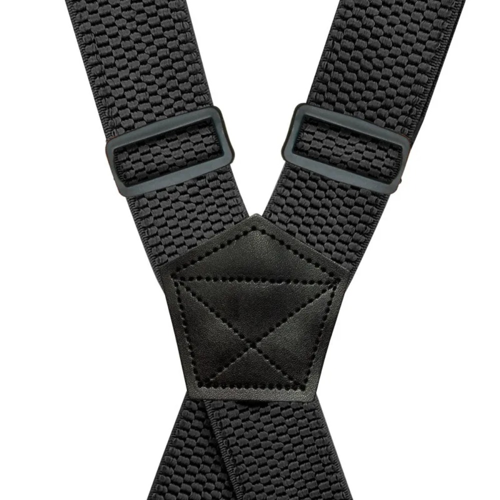 Robuste Hosenträger für Männer, Arbeit Ich bin Freien, 3,8 cm/1,5 Zoll, Y-Rücken, 3 Kunststoff-Clips, verstellbare elastische Hosenträger, Riemen, Gürtel