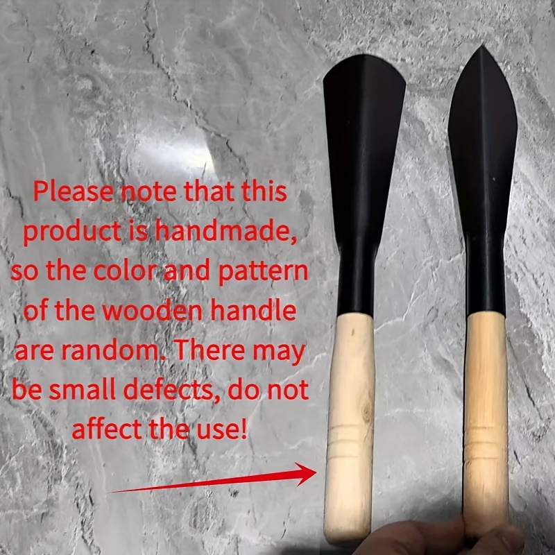 Two metal gardening shovels - hand shovel tools for digging, transplanting, planting, and weeding