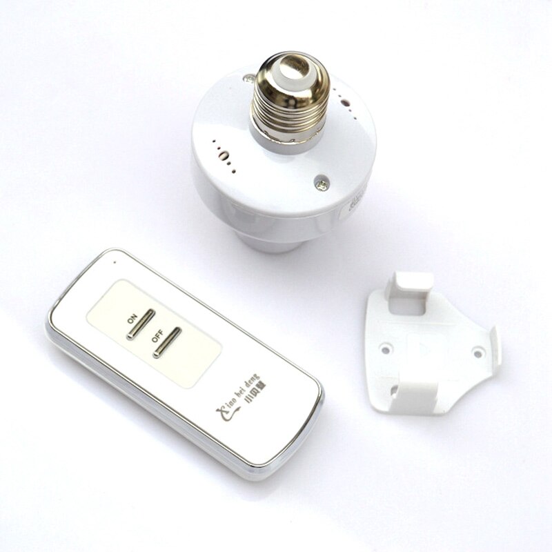 YAM Remote Control Lamp Holder Wireless Timer E26 E27 RF Socket 220V Indoor Outdoor Remote Control Switchs For Smart Home