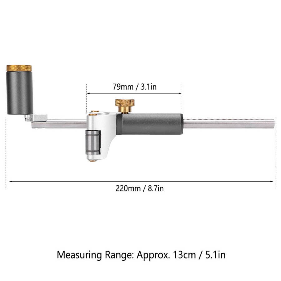 Linear Arc Scriber Tool Dual-Purpose DIY Woodworking Multifunctional Draw Marking Angle Ruler Measuring Tools