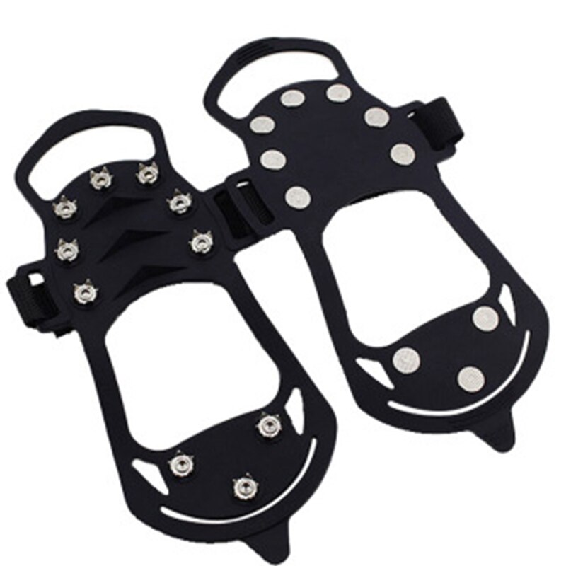 FGGS-10 Crampons de pince à glace pour chaussure anti-dérapant escalade neige Crampons Crampons chaîne griffes poignées bottes couverture