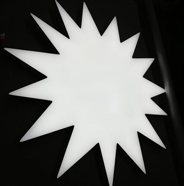Économie d'énergie avant allumé acrylique lettre 3D LED visage allumé belle signalisation étanche pour la publicité