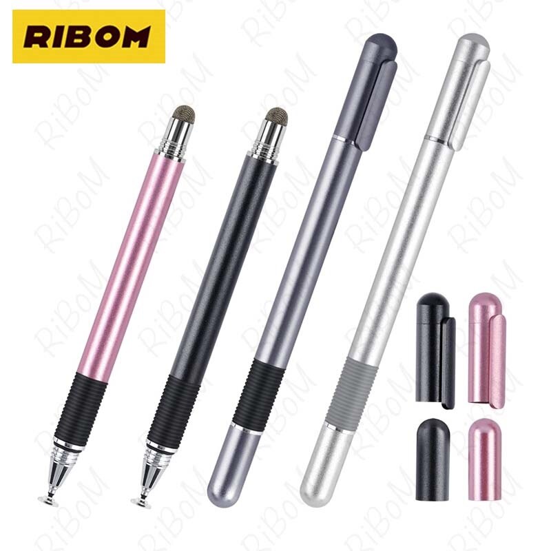 Precision Laptop Touch Screen Pen Stylus Pens For Universal High Ios Android Phone Drawing Tablet Capacitive Fiber Pencil 2 In 1