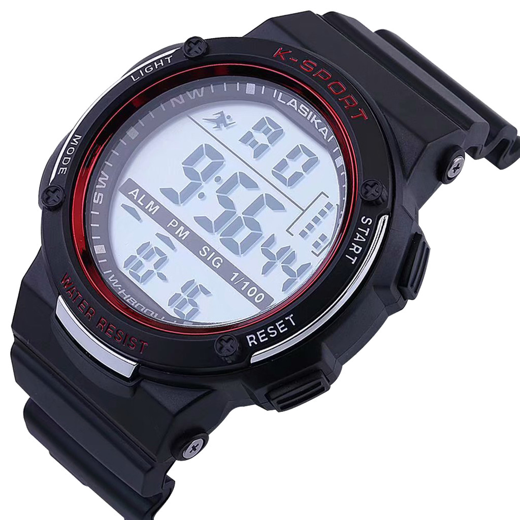 Multi Functie Lichtgevende Waterdichte Sport Horloge Mode Elektronische Horloge mode gif horloge Outdoor sport horloge