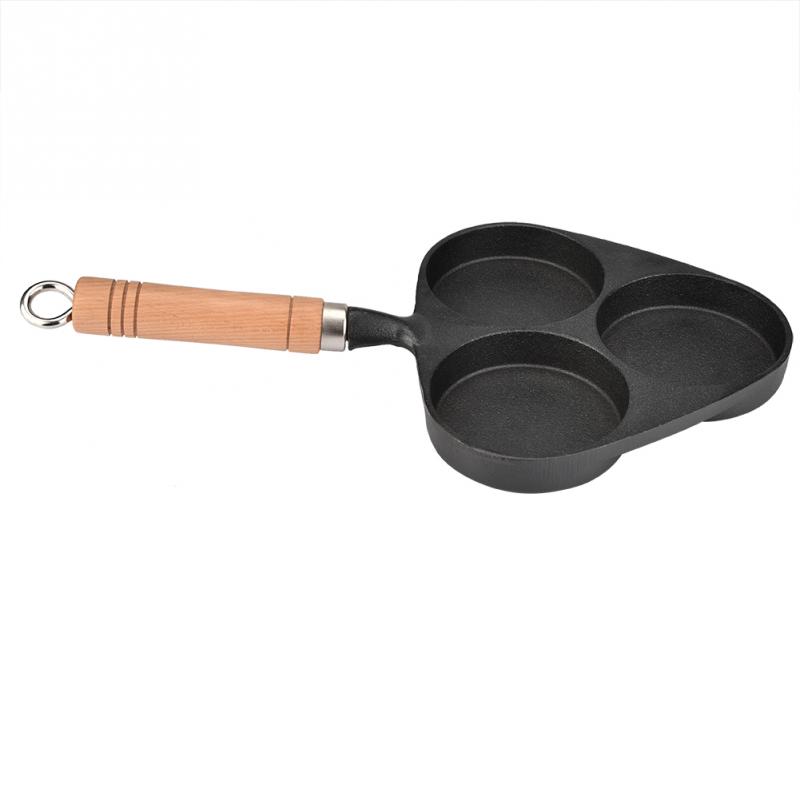 Multifunction Bre3 Mold Cast Iron Omelette Egg Burger Fried Egg Pot Pancake Pan Kitchen Frying Pan Kitchen Tools