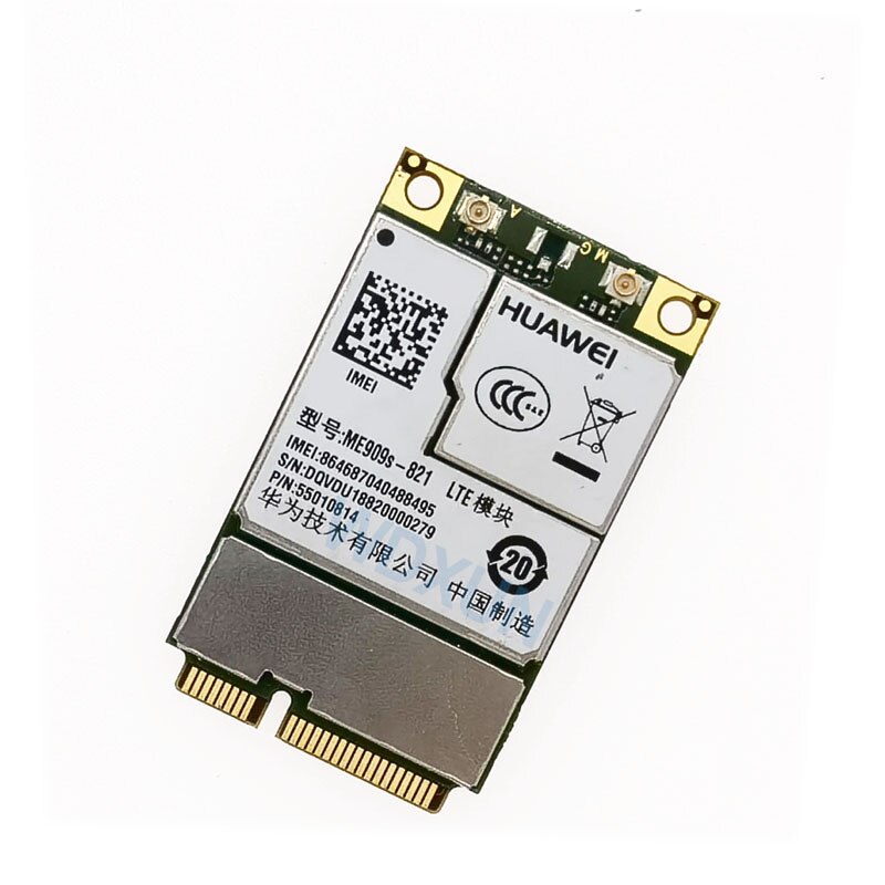 ME909s-821 Modulo 4G LTE FDD-LTE TDD-LTE Mini PCI-E Cat4 Scheda 4G ME909s Per B1 B3 B5 B8 B38 B39 B40 B41 Per Il Computer Portatile