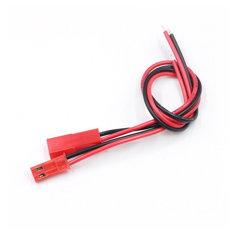 20pcs 2 Pin Connector Male Female JST Plug Cable 22 AWG Wire For RC Battery Helicopter DIY LED Lights Decoration