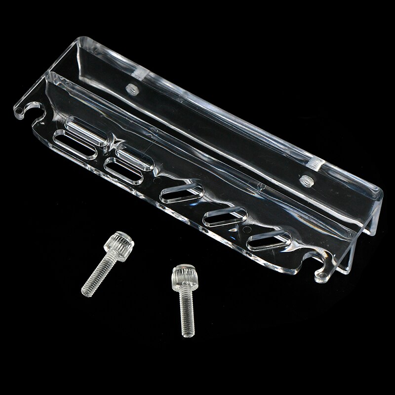 Aquarium planten gereedschap opbergrek acryl houder voor pincet schraper schaar aquarium water gras schoonmaakgereedschap accessoires