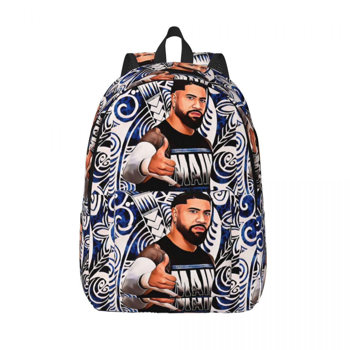 Custom Jey Uso Yeet Classics Canvas Backpack for Men Women School College Students Bookbag Fits 15 Inch Laptop Bags
