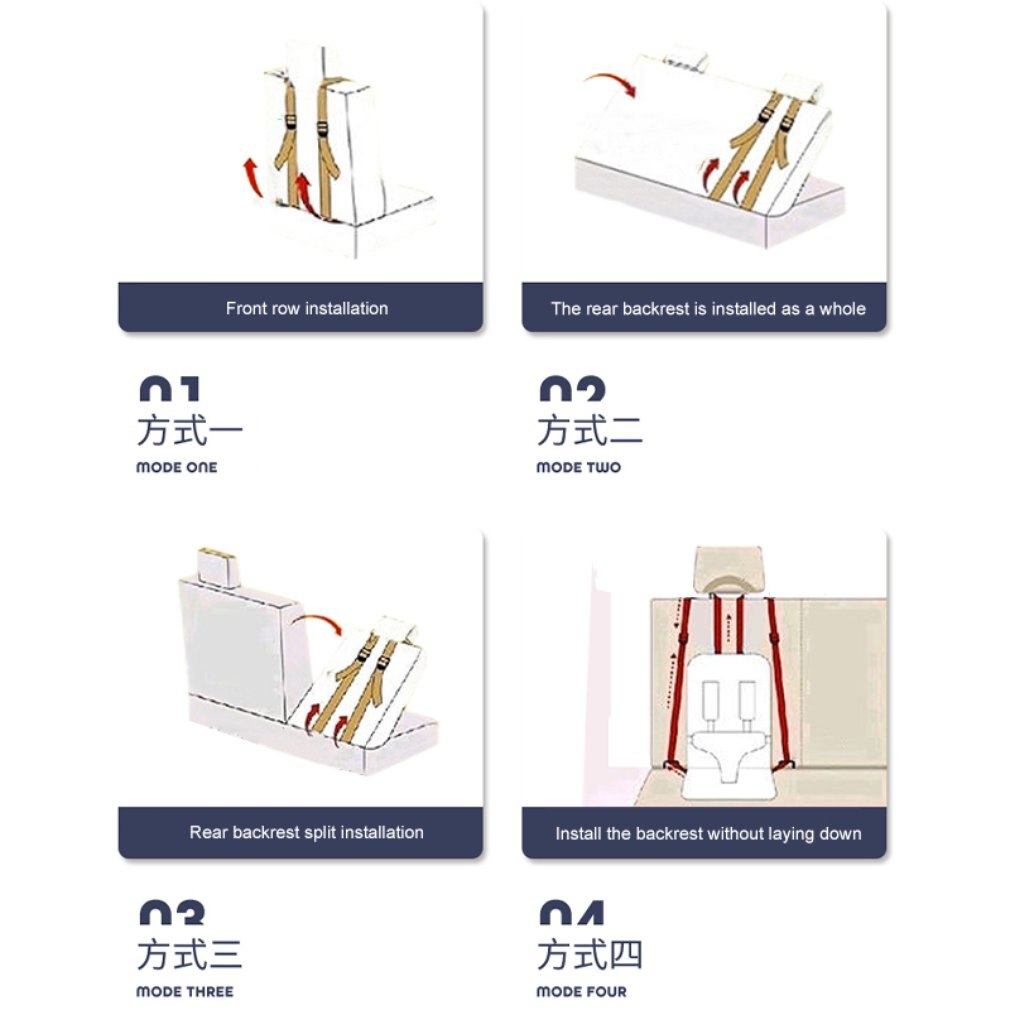 Portable Cartoon Children Car Safety Seat Vehicle-use Child Safety Seats For Infants From 6 Months To 12 Years