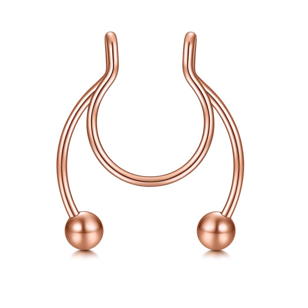 1Pcs Nose Ring Neus Clip Medische Rvs Neustussenschot Valse Neus Ring Piercing Sieraden: 3