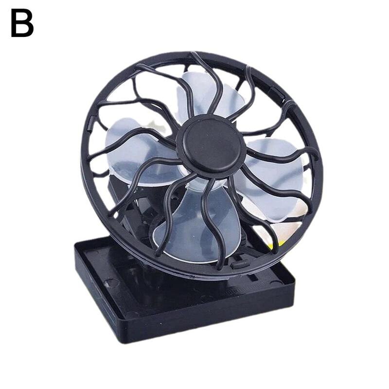 Solar Fan Mini Solar Powered Clip Fan Mountain Climbing Camps,Wilderness Survival,Summer Must-have Hat Cap Cooling: square base