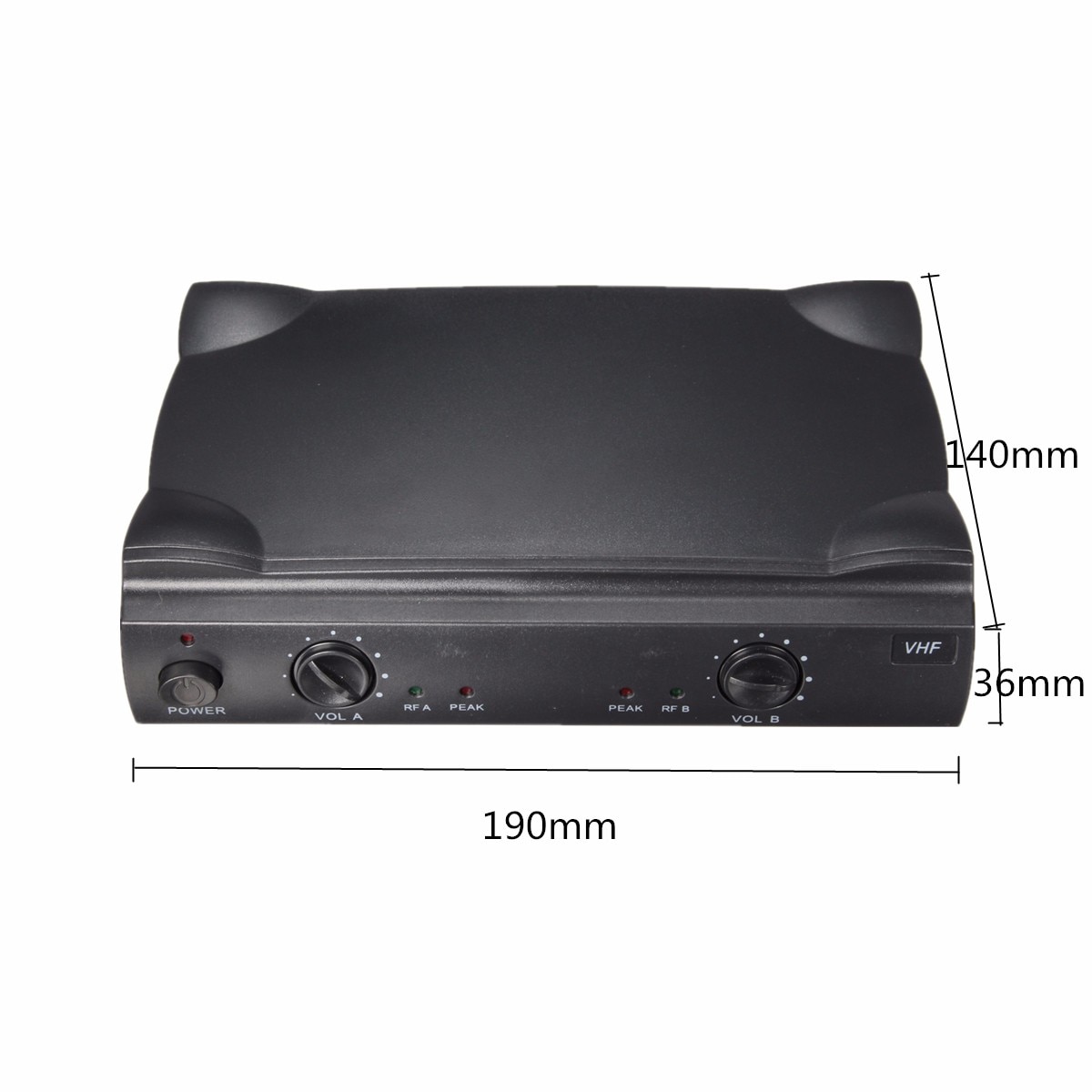 LEORY 2pcs Microphone Wireless Condenser Handheld Mic With Receiver Box Cordless Microphone Mic Kareoke KTV Singing