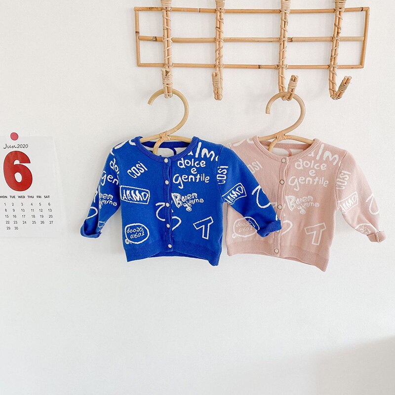 Milancel Baby Kleding Herfst Baby Meisjes Truien Graffiti Baby Jongens Vesten Baby Jongens Truien