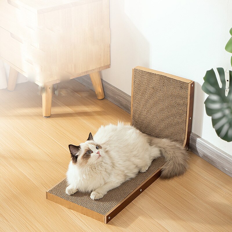 Huisdier Meubels Producten Afneembare Kat Scratcher Board L-Vormige Cat Schraper Krabpaal Voor Katten Slijpen Klauw Klimmen Speelgoed