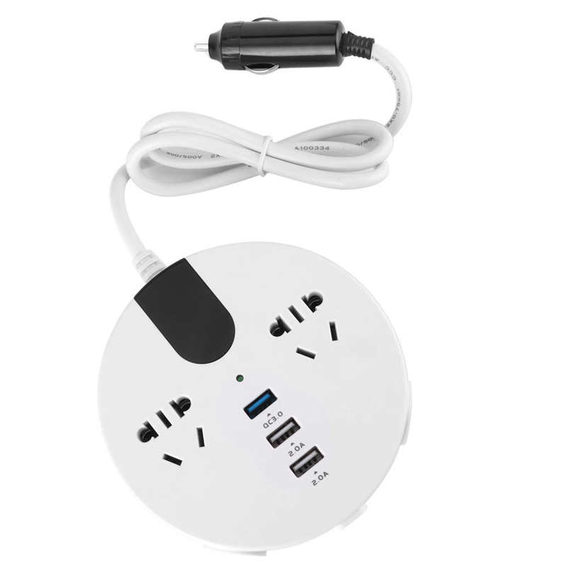 Power Inverter LCD Digital Display Car Inverter with Multiple Expansion Interfaces for Car for Home