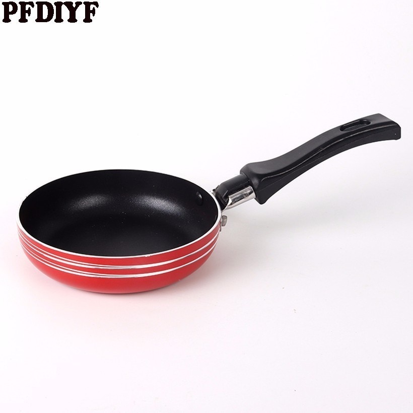 12 CM Mini Leuke Omelet Ontbijt Mini Aluminium Steelpan Pannenkoek Ei Koekenpan Non-stick Pot Kookgerei Keuken Accessoires