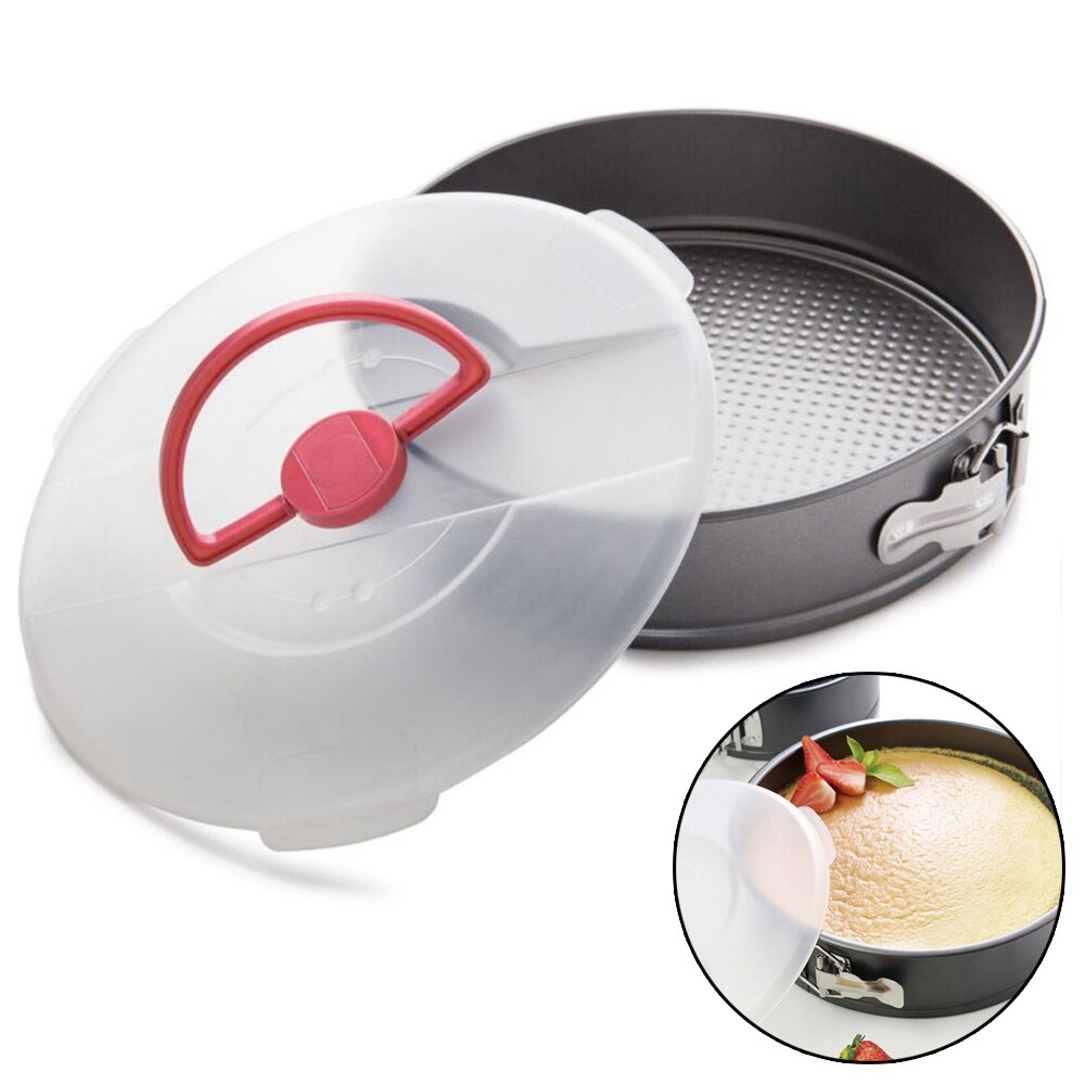 10 Inch Lente Vorm Antikleeflaag Cake Tin Mold Bakken Pan Tray Met Deksel Bakvormen Nieuwkomers