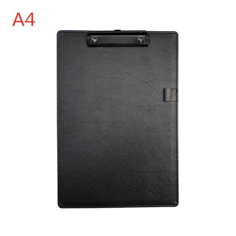 Carpeta de cuero PU A4 A5, carpeta de papel para escribir, papelería para documentos: Naranja