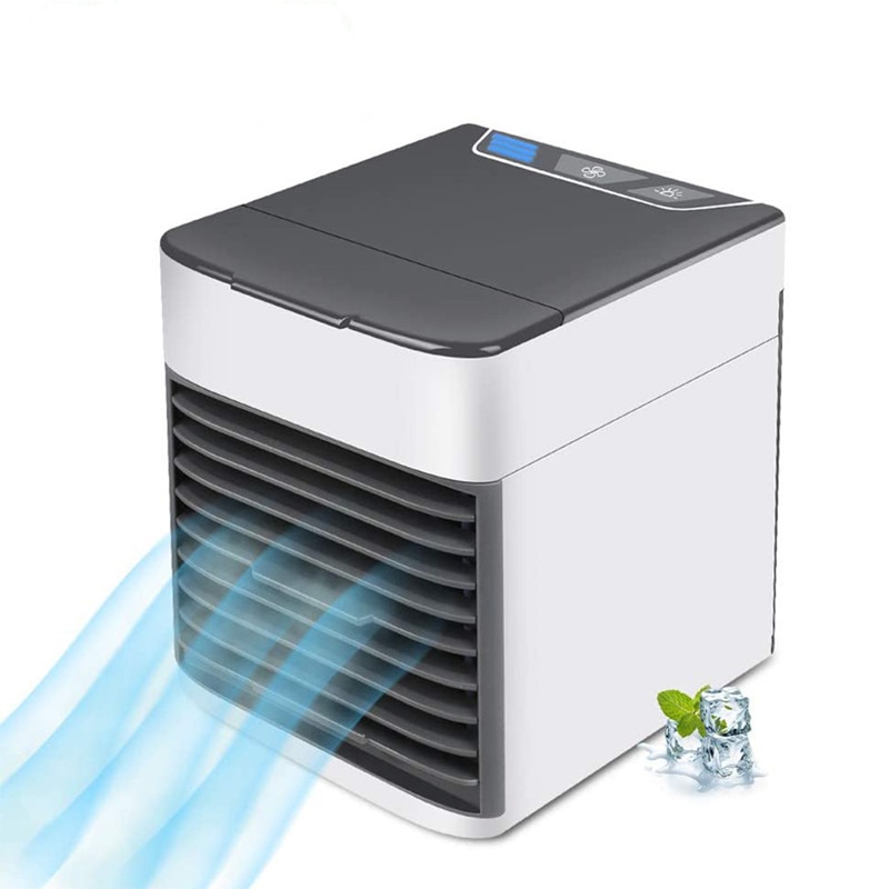 Klimaanlæg luftkøler bærbar mini personlig luftfugter renser desktop køleventilator klimaanlæg til værelse kontor hjem